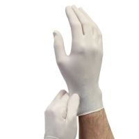 Powder-Free Latex Gloves Disposable Surgical | High-Tactile Sensitivity Medical Exam Gloves Natural Rubber Protection | Powder-Free Box 100 Pcs S/M/L XL UAE Hygiene Price